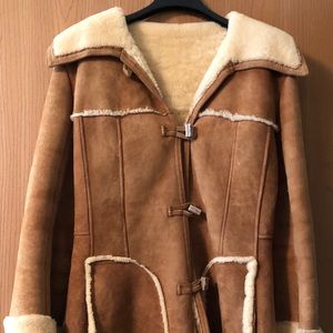ardney suede lamb coat